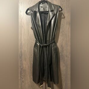 NWOT Marc New York Size XS Faux Leather Jacket P2P 18”